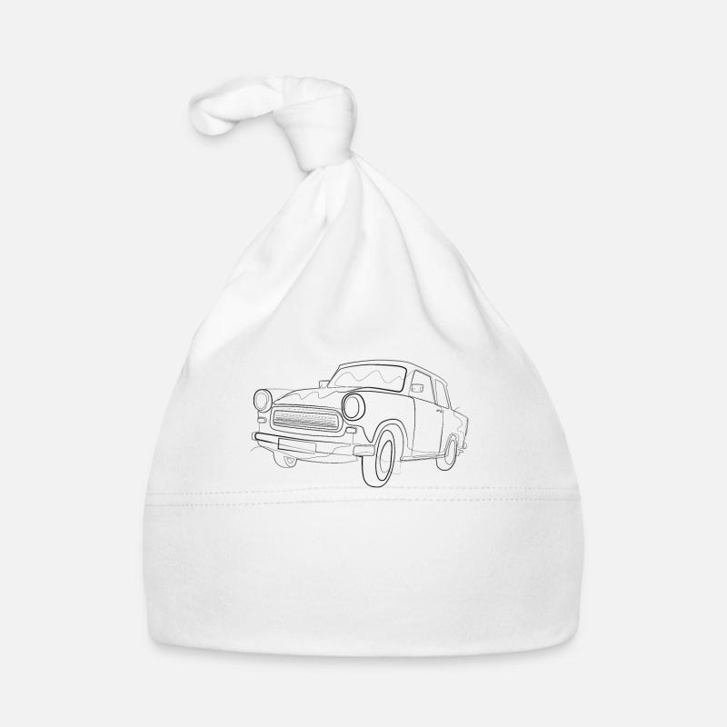 Oldtimer Car Organic Baby Cap