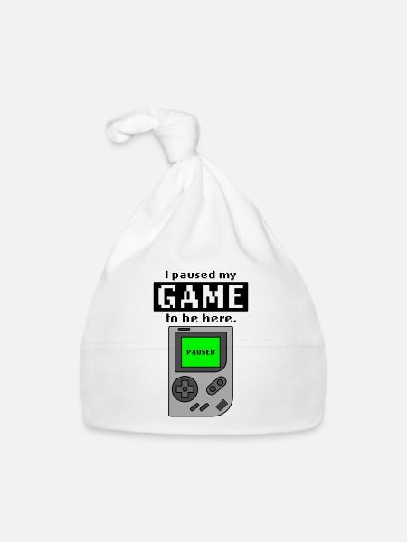 Gaming Gamer - Bonnet bio Bébé - blanc - Devant