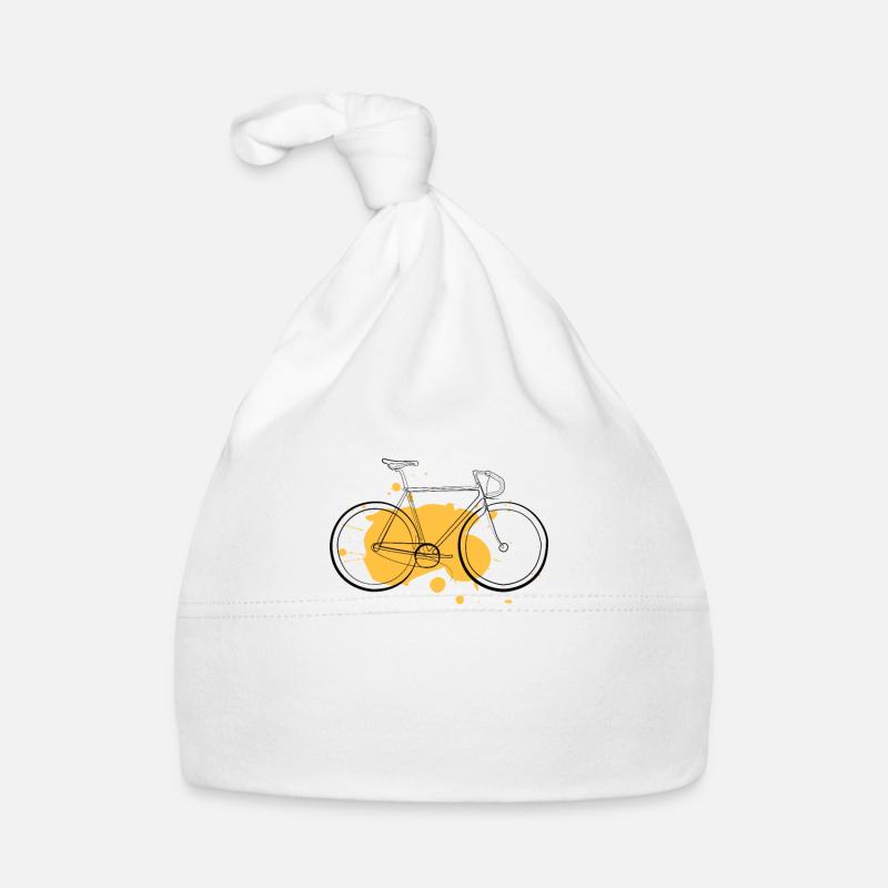 Vélo de route | un dessin au trait Bonnet bio Bébé