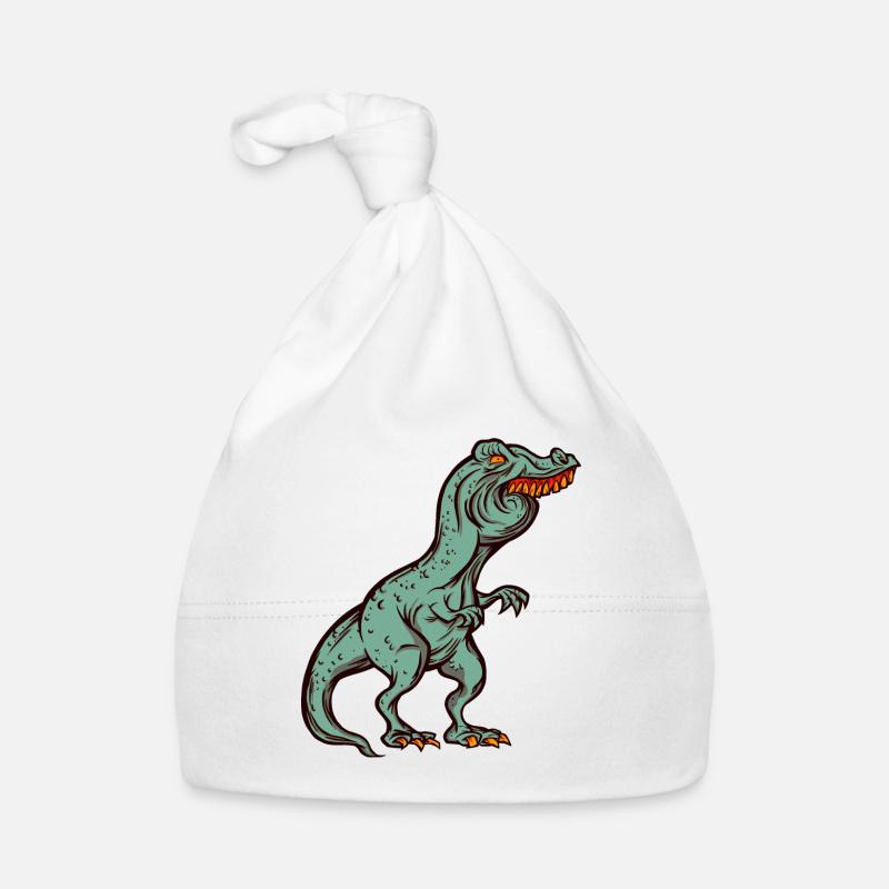 Tyrannosaurus Rex Overbite Rabbit Teeth Funny Organic Baby Cap