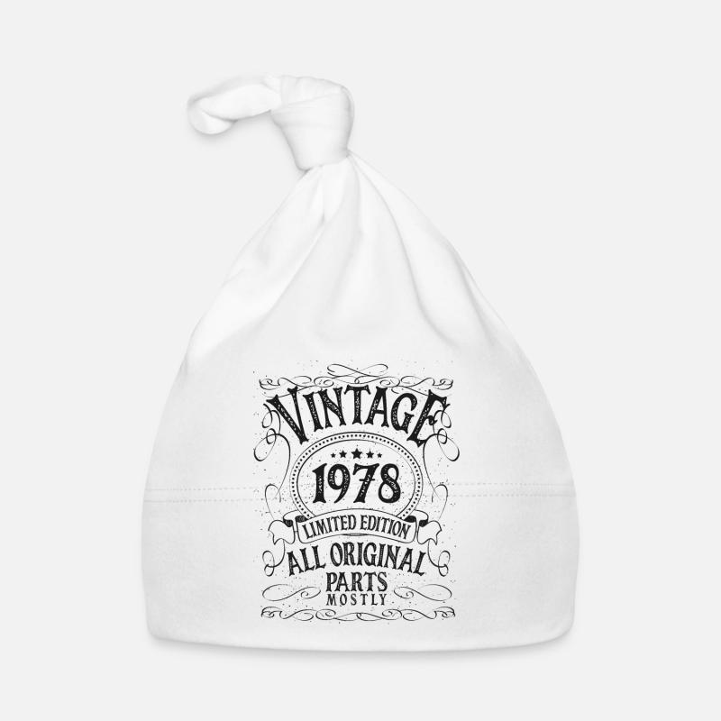 Birthday born in 1978 Organic Baby Cap