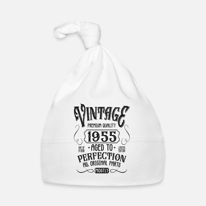 Birthday born in 1955 Organic Baby Cap