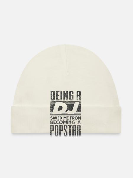 DJ - Bonnet bio Bébé - blanc - Devant