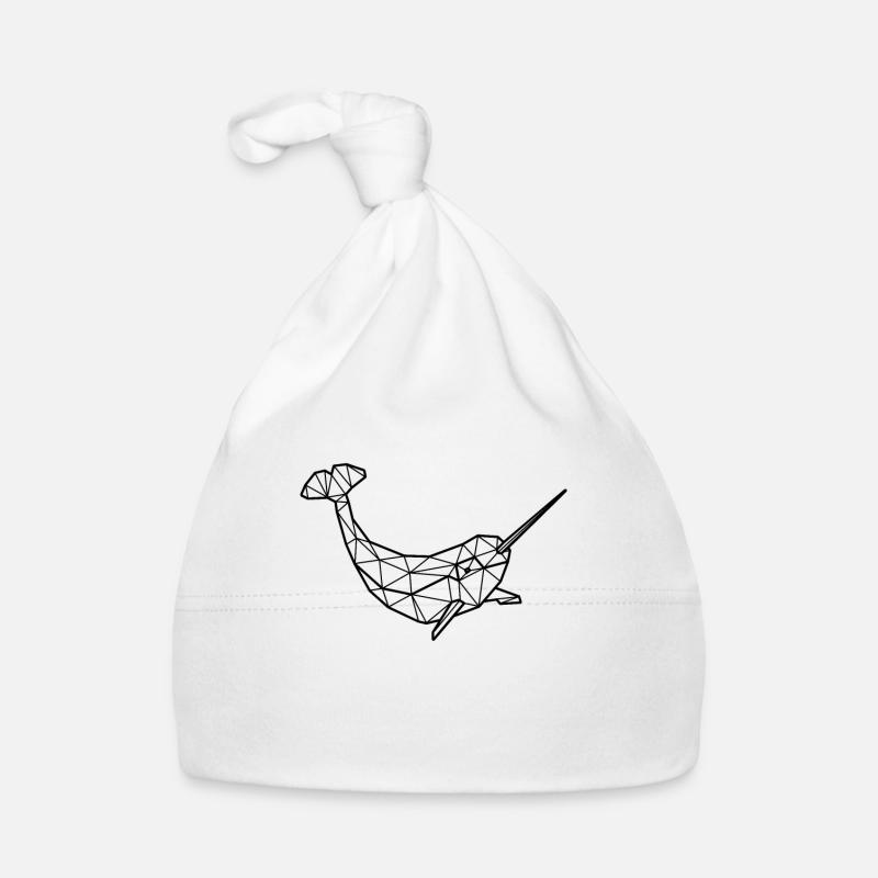 Polygone narval Bonnet bio Bébé