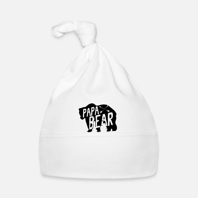 Daddy Bear Organic Baby Cap