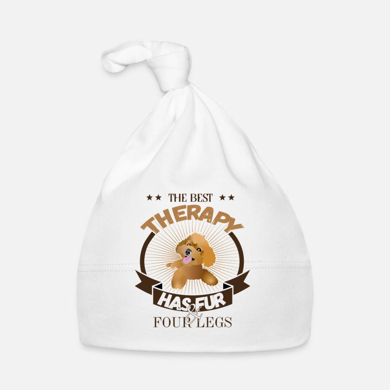 Theraphy Poodle Organic Baby Cap