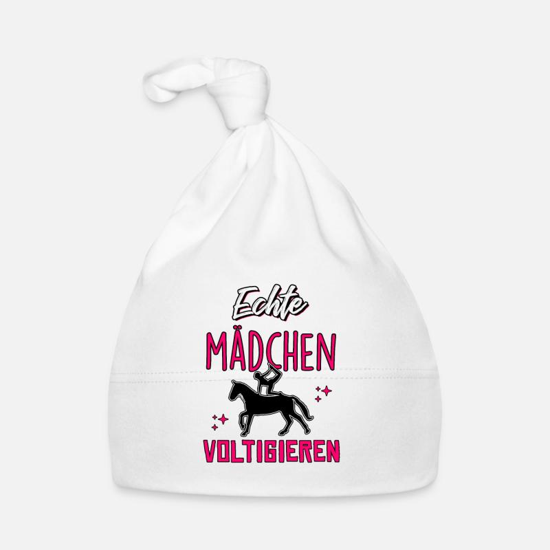 Echte Mädchen Voltigieren Baby Bio-Mütze