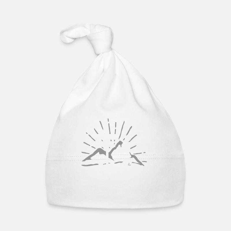 Alpenüberquerung Tegernsee Sterzing - Baby Bio-Mütze - Weiß