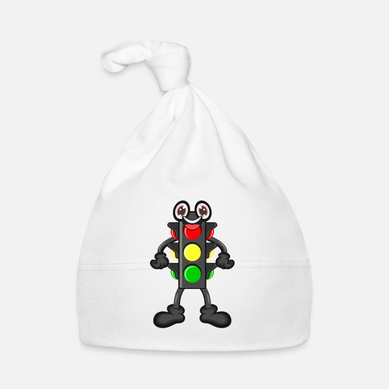 Traffic light driver's license Organic Baby Cap