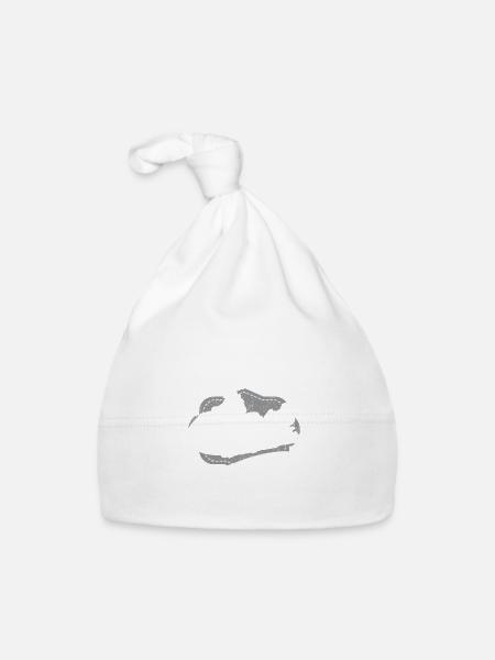Jet ski design for jet ski drivers - Organic Baby Cap - white - Front