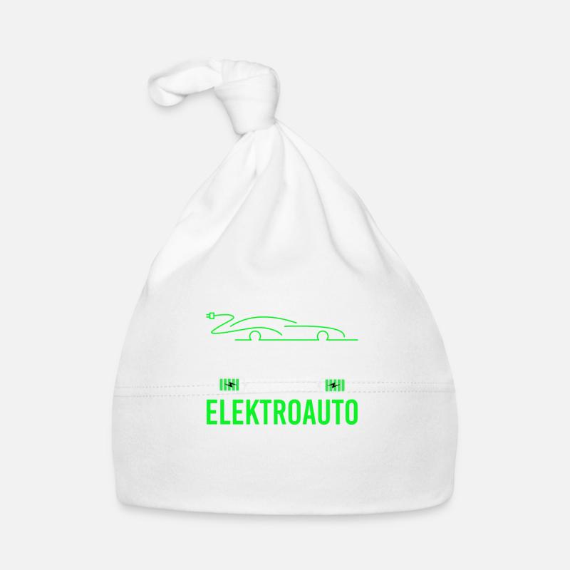 Echte Frauen fahren Elektroauto elektro Auto eauto Baby Bio-Mütze