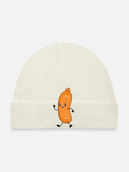 Sausage sausages - Organic Baby Cap - white