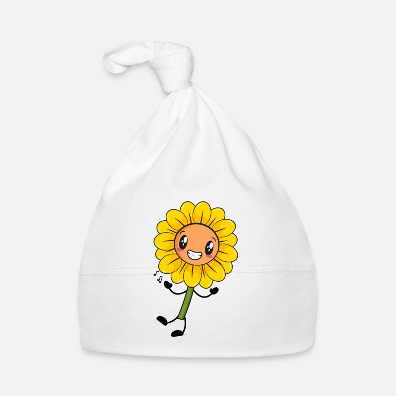 Sonnenblume Baby Bio-Mütze