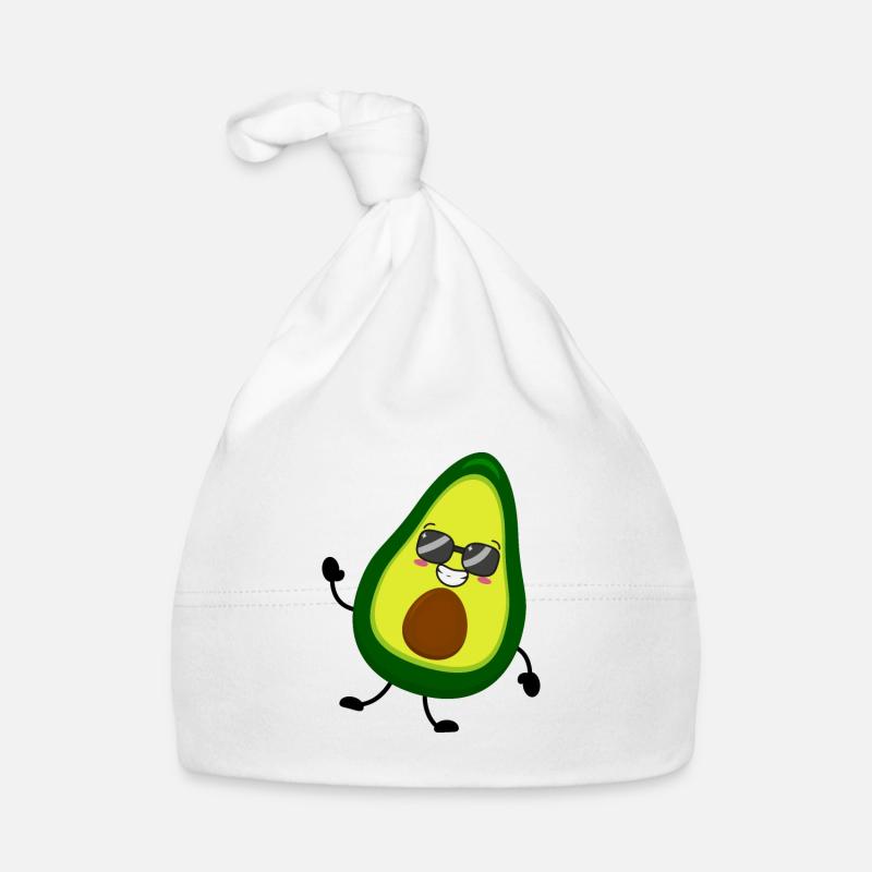 Avocado - Baby Bio-Mütze - Weiß