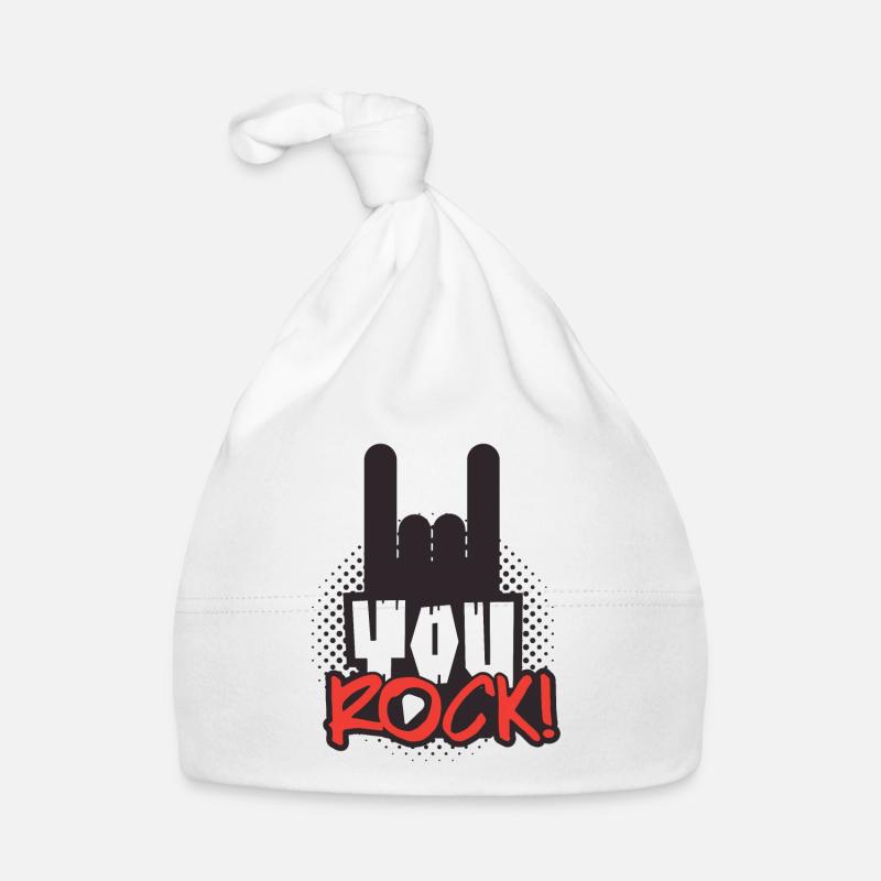 Musique rock Bonnet bio Bébé