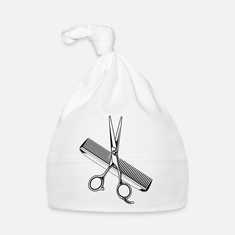 icône de styliste peigne ciseaux Bonnet bio Bébé