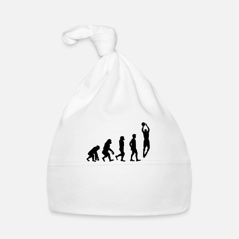 Basketball Evolution Basketballspieler Baby Bio-Mütze