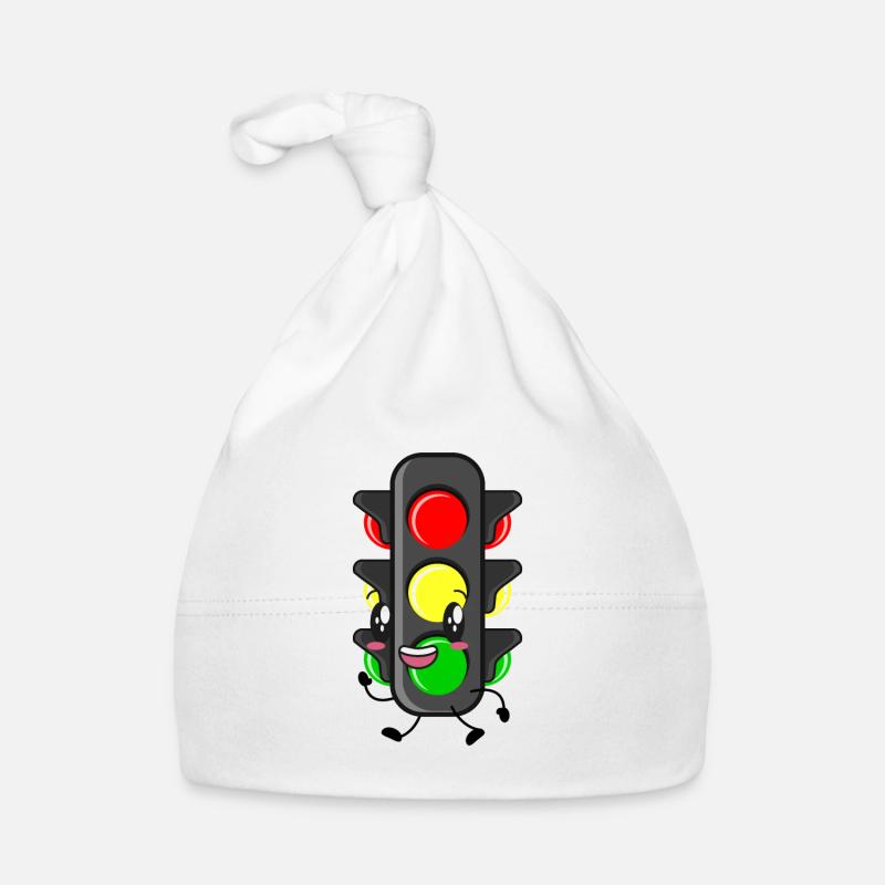 Traffic light driver's license Organic Baby Cap