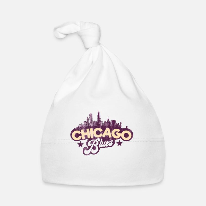 Chicago Blues Musik Baby Bio-Mütze