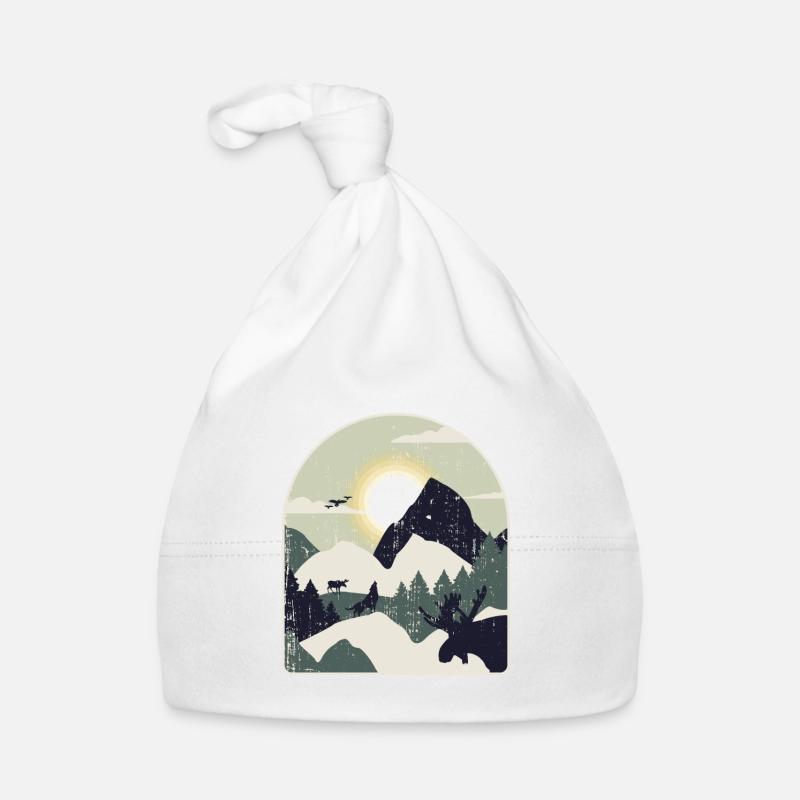 Natur Wald Berge Wandern Baby Bio-Mütze