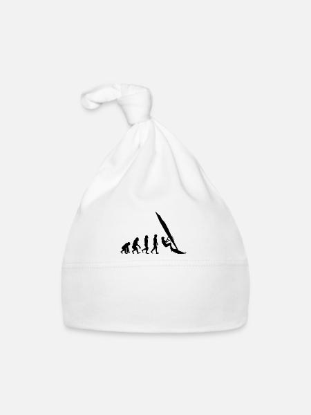Windsurfing Evolution Wind Surfeur - Bonnet bio Bébé - blanc - Devant