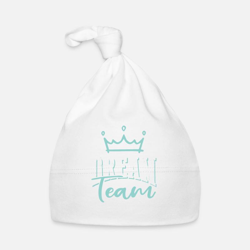 Dream Team - Bonnet bio Bébé - blanc
