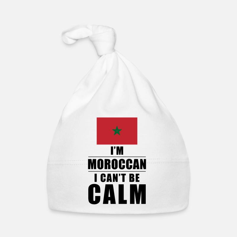 Marokko Cant Keep Calm Baby Bio-Mütze