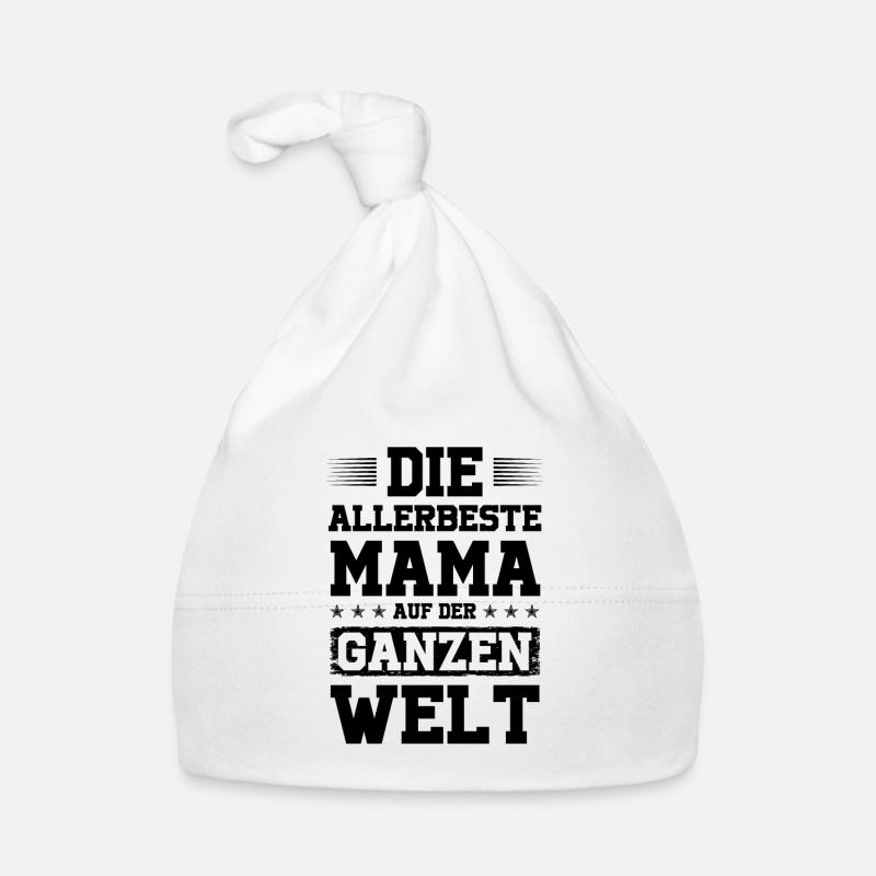 Beste Mama der Welt Baby Bio-Mütze