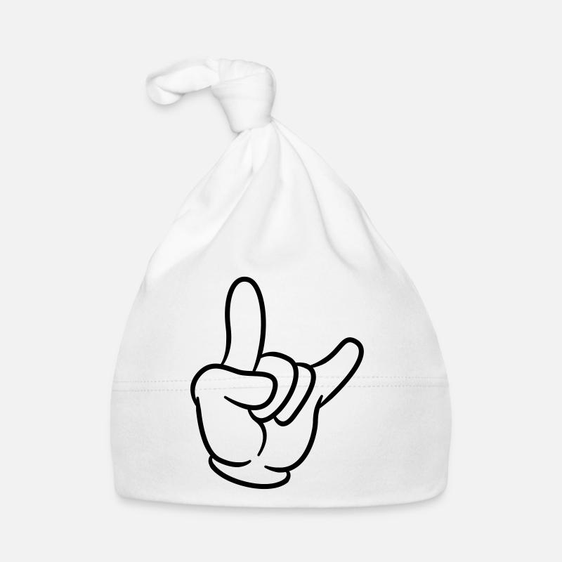 symbole de fête de la main Bonnet bio Bébé