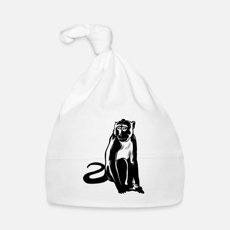 Monkey Monkey Animal Organic Baby Cap