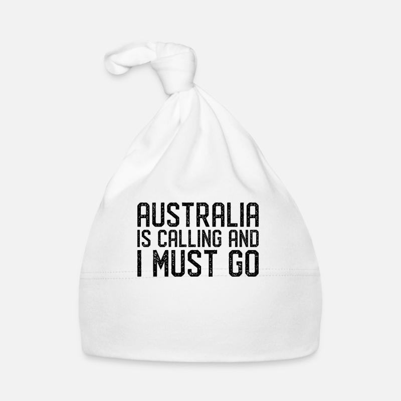 L’Australie appelle je dois y aller Bonnet bio Bébé