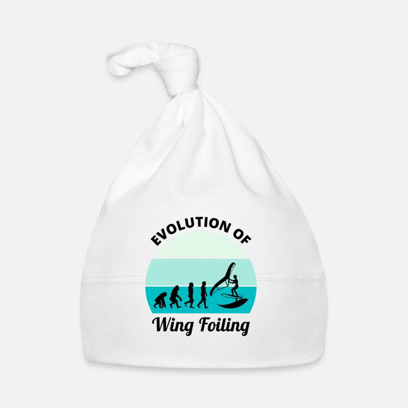 Wing Foiling Surfing Evolution Lustig Baby Bio-Mütze