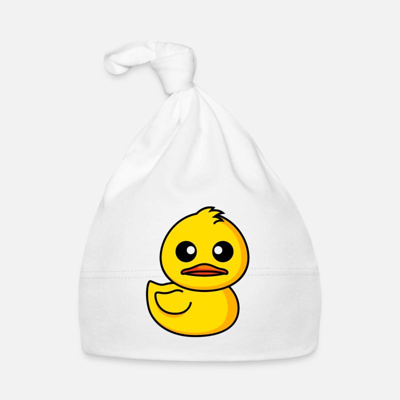 Ente Comic Tier Baby Bio-Mütze