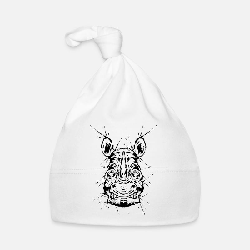 Nashorn Baby Bio-Mütze