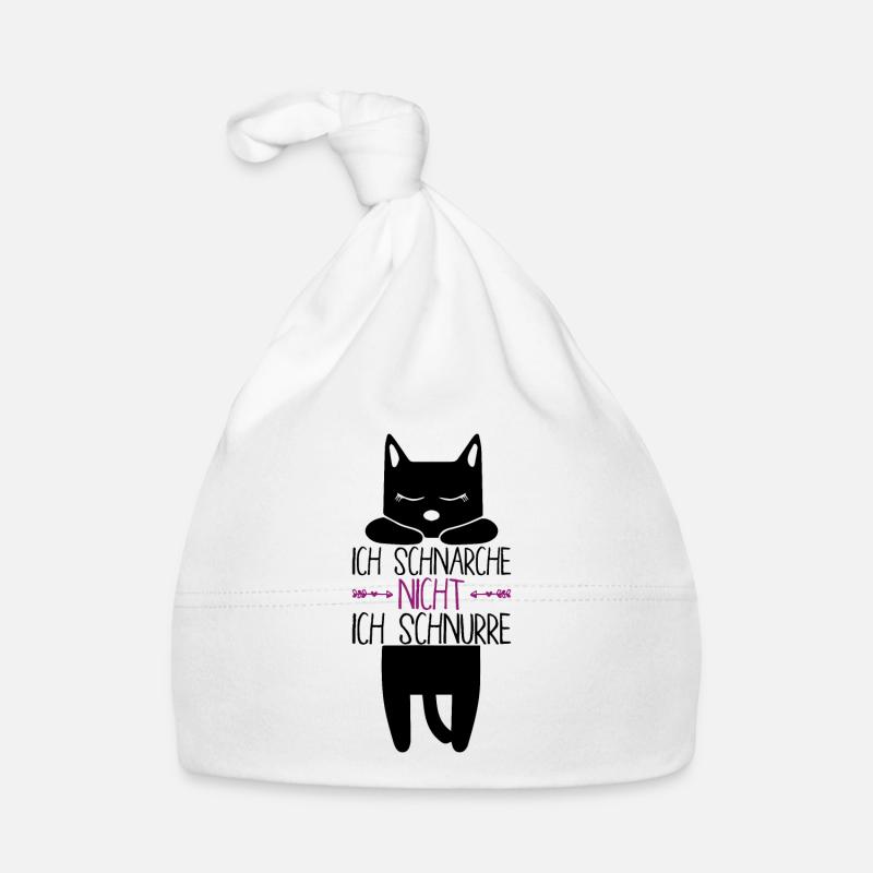 Ich Schnarche Nicht Ich Schnurre Baby Bio-Mütze