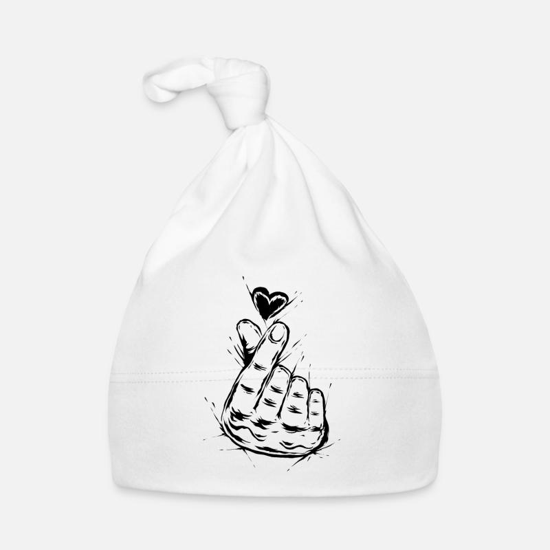 K-Pop - Bonnet bio Bébé - blanc