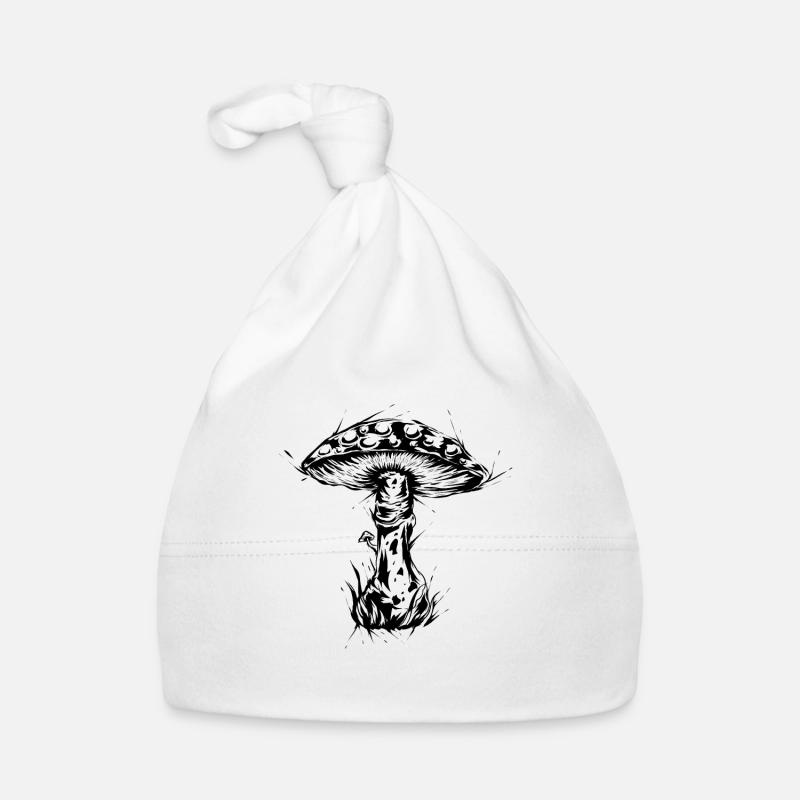 Mushroom Organic Baby Cap