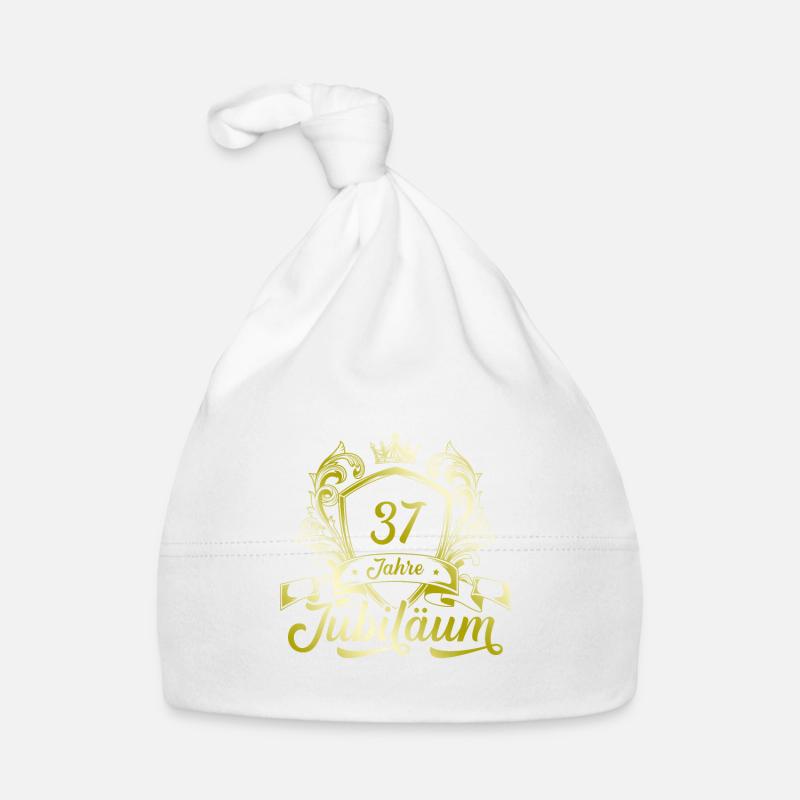 37 Zahl Kranz Baby Bio-Mütze
