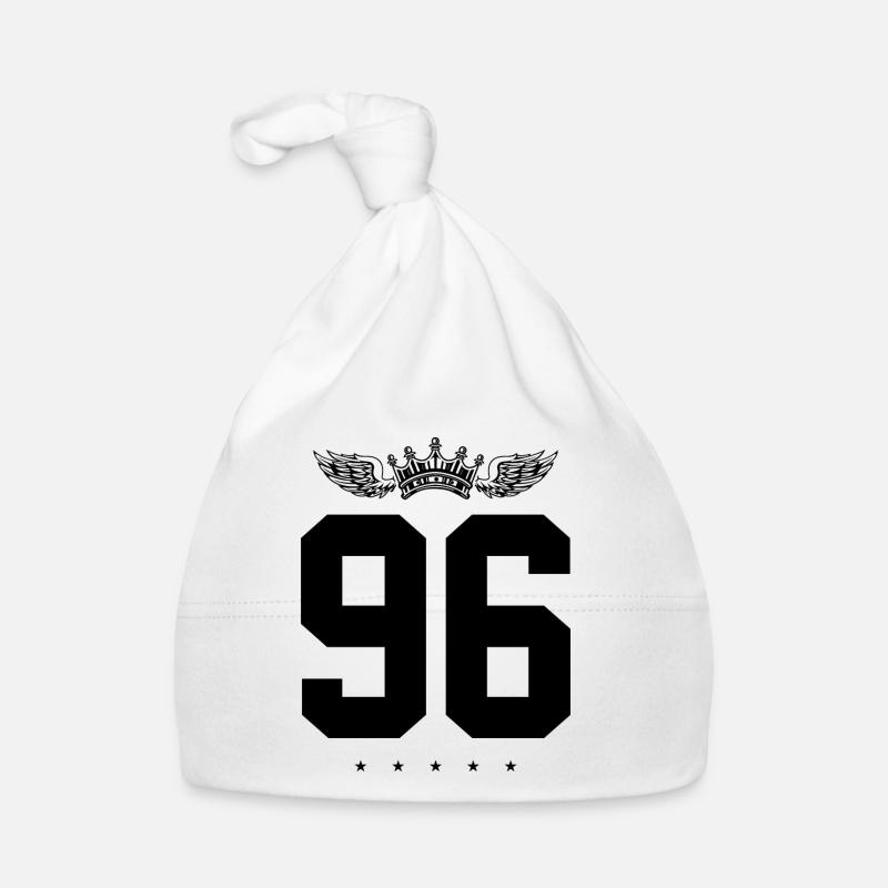 96 Number crown Organic Baby Cap