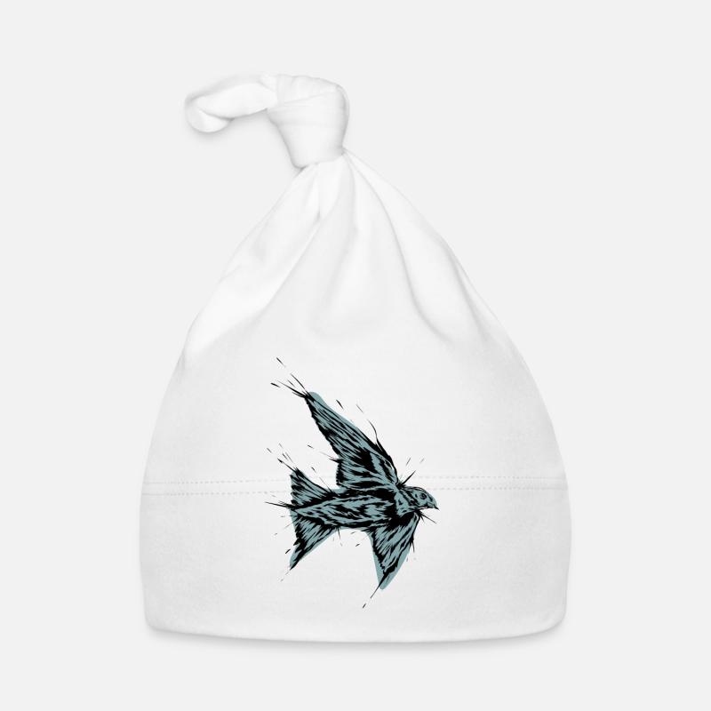 Bird Swallow Organic Baby Cap