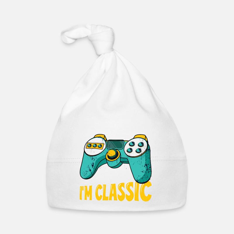 Video Games Spruch Classic Zocken Baby Bio-Mütze