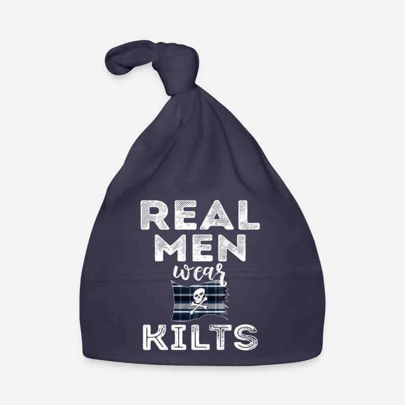 Kilt Männer Spruch Schottenrock Baby Bio-Mütze