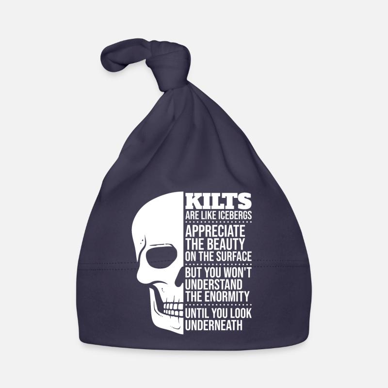 Schottischer Kilt Tracht - Schottenrock Schottland Baby Bio-Mütze