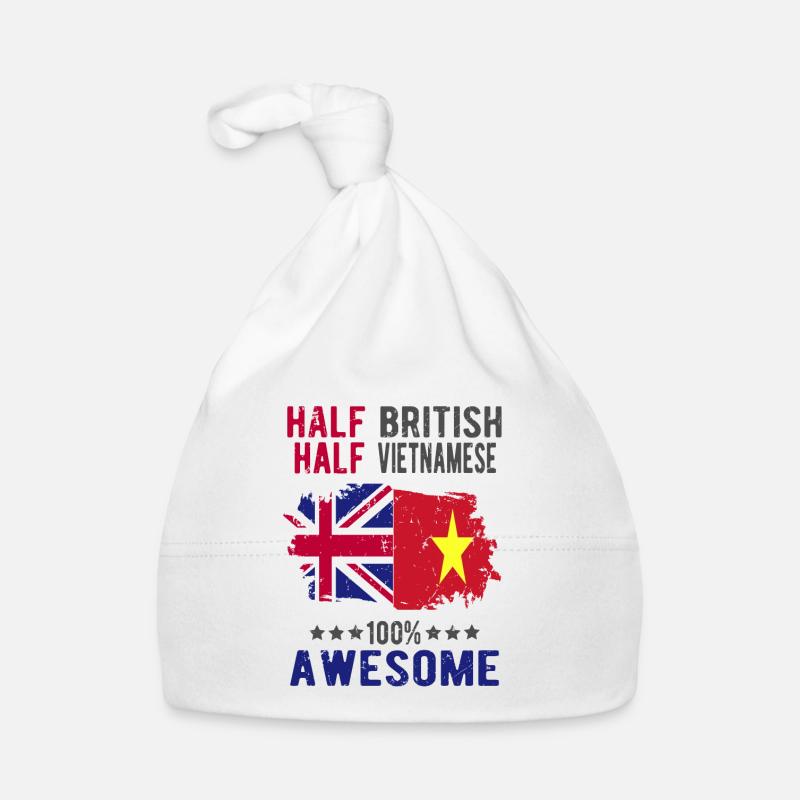 Halb Brite Halb Vietnamese Baby Bio-Mütze
