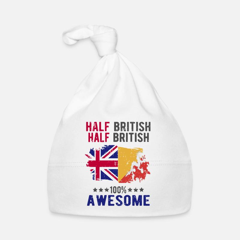 Half British Half British Organic Baby Cap