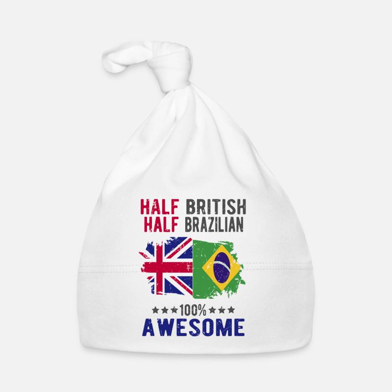 Moitié britannique moitié brésilien Bonnet bio Bébé