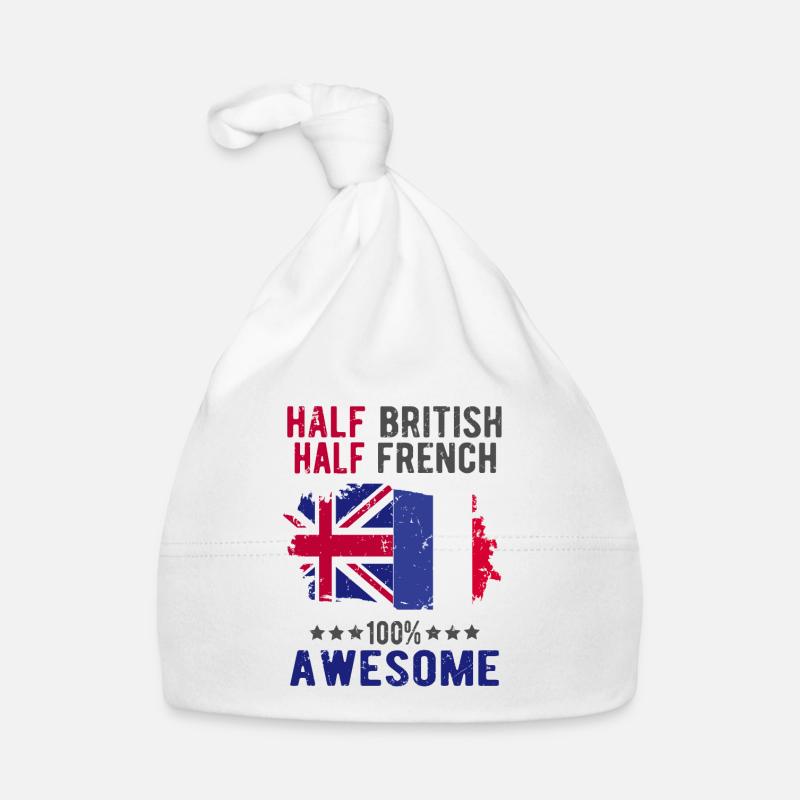 Moitié britannique moitié britannique Bonnet bio Bébé