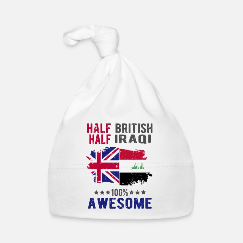 Half British Half Iraki Organic Baby Cap