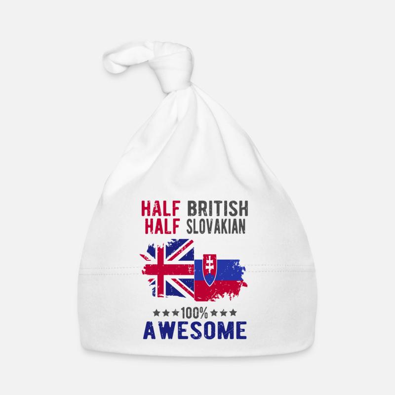Moitié britannique moitié slovaque Bonnet bio Bébé