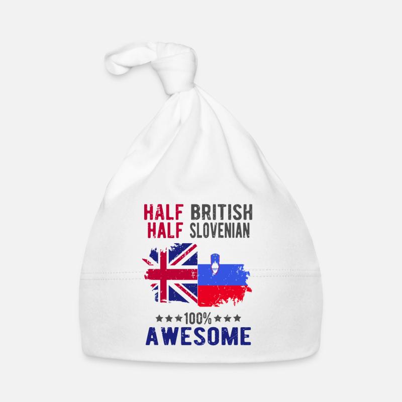 Moitié britannique moitié slovène Bonnet bio Bébé